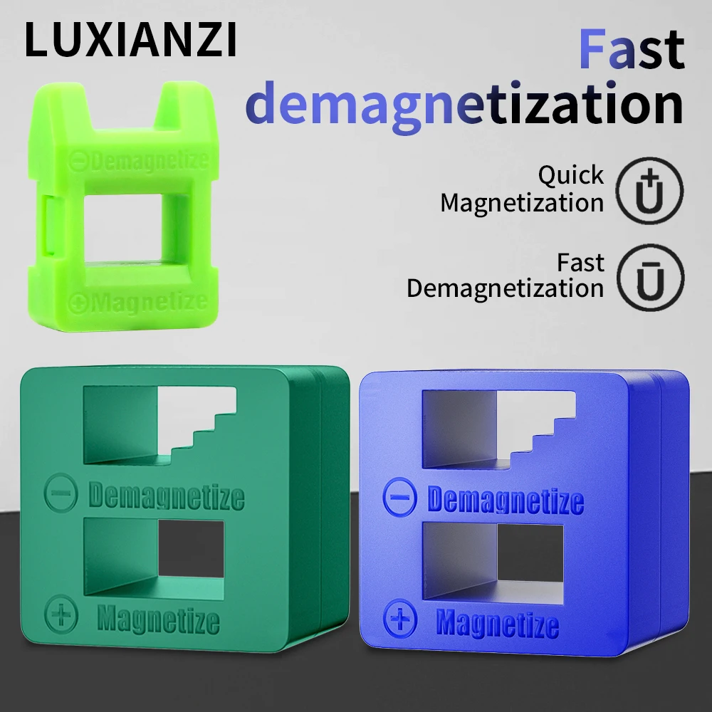 LUXIANZI-Ferramenta Desmagnetizadora Magnética para Chave De Fenda, Broca, Degausser De Dupla Utilização, Dispositivo Magnético Forte