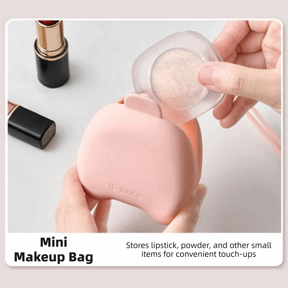Tooth Care Tool Candy Color Silicone Denture Case Drain Holes Protective Mouth Guard Container Soft Orthodontic Container Travel