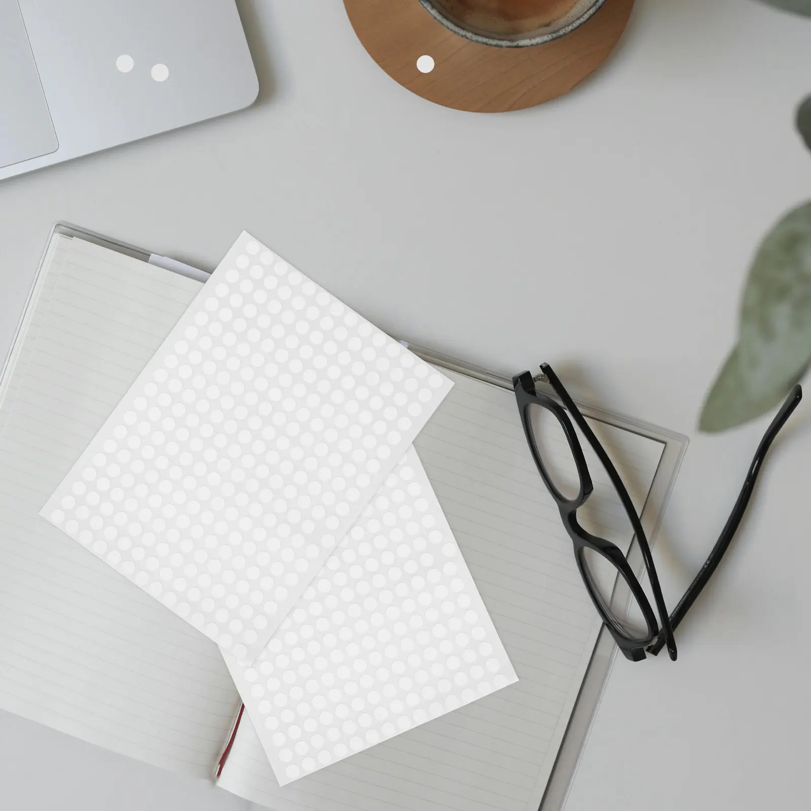 

10 Sheets Blank Dot Stickers Small Circle Sticker Labels for Food Containers Bottles Jars School Supplies Home Office
