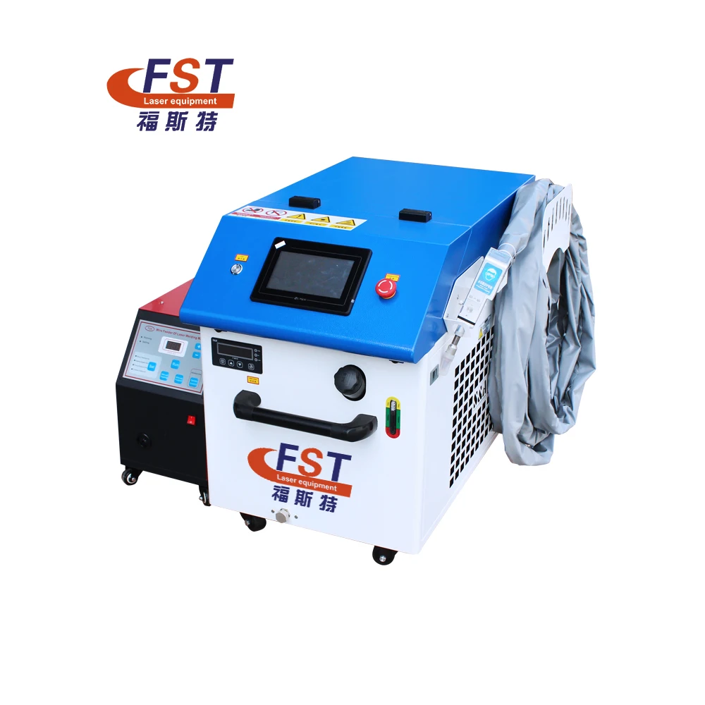 Cooling System Laser Cutting Cleaning Laser Welders Fiber Mold Laser Welding Machine Portable 1500w 3 In 1 For Stainless Steel