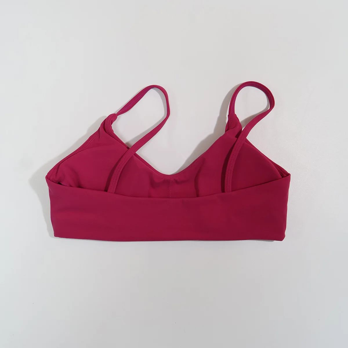 Sommer Damen V-förmiger Bandeau-Sport-BH Rückenfreies Crop-Top für Frauen Gym Workout Yoga Fitness Unterwäsche Sommer Neu – Detail 16