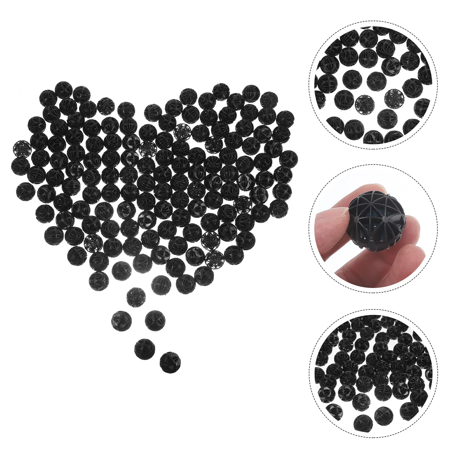 200Pcs Bio Balls Filter Media Aquarium 26mm Plastic High Performance Oxygenation Fish Tank Freshwater Saltwater Reef - Image 5