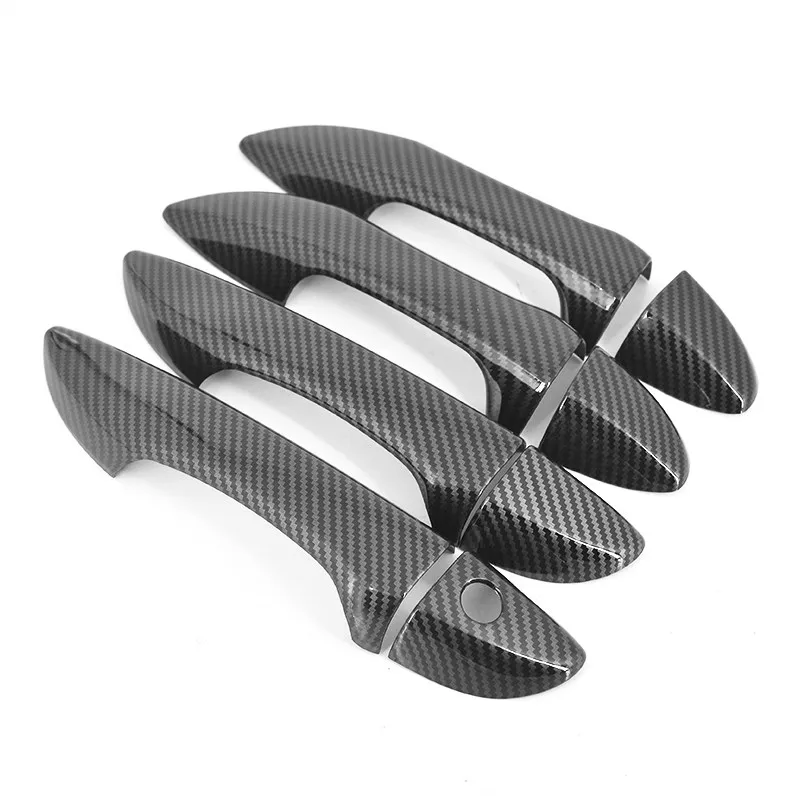 ⭐Genuine⭐ Car Decoration Door Bowl Handle Cover For Toyota Corolla Levin 2014-2018 Carbon Fiber Accessories Exterior Styling
