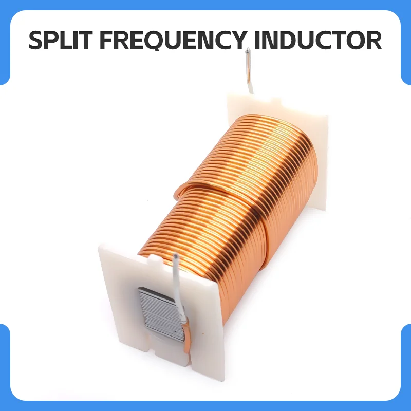 High Purity Oxygen-Free Copper Audio Crossover Coil with Iron Core Inductance 1mH 1.2