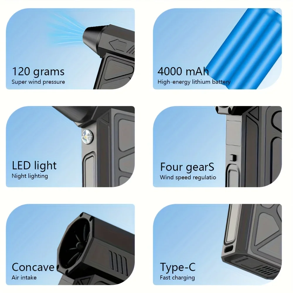 1 قطعة المحمولة البسيطة المحمولة المشجعين العنيفة مكنسة كهربائية عالية الطاقة تهب قوة مجفف الشعر تهب وشفط الكل في واحد