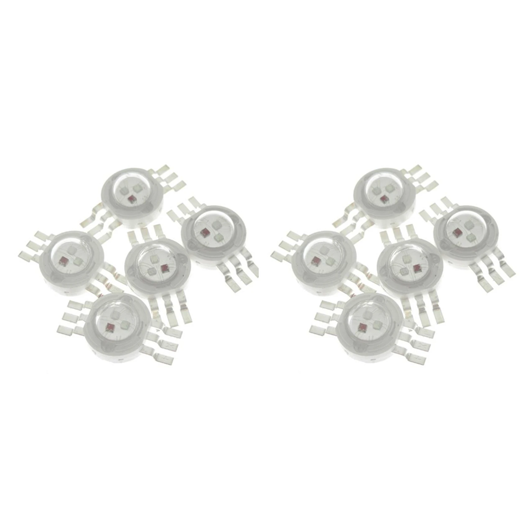 AA81-30개 3X3W 고출력 RGB 빨강 초록 파랑 LED 조명 램프 에너지 절약 램프 비즈 전구 6핀 45MIL 3W 고출력 칩