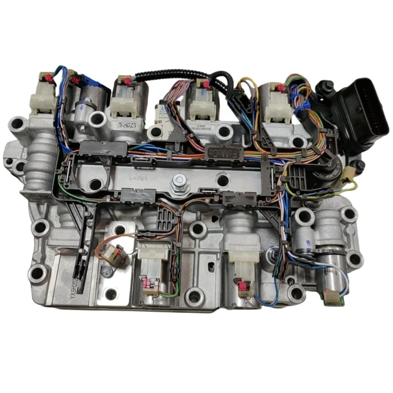 Tom Auto8F24 8F35 8F40 صمام الجسم 8 سرعات ناقل حركة أوتوماتيكي مع الملف اللولبي مع الأسلاك تسخير لقطع غيار السيارات فورد