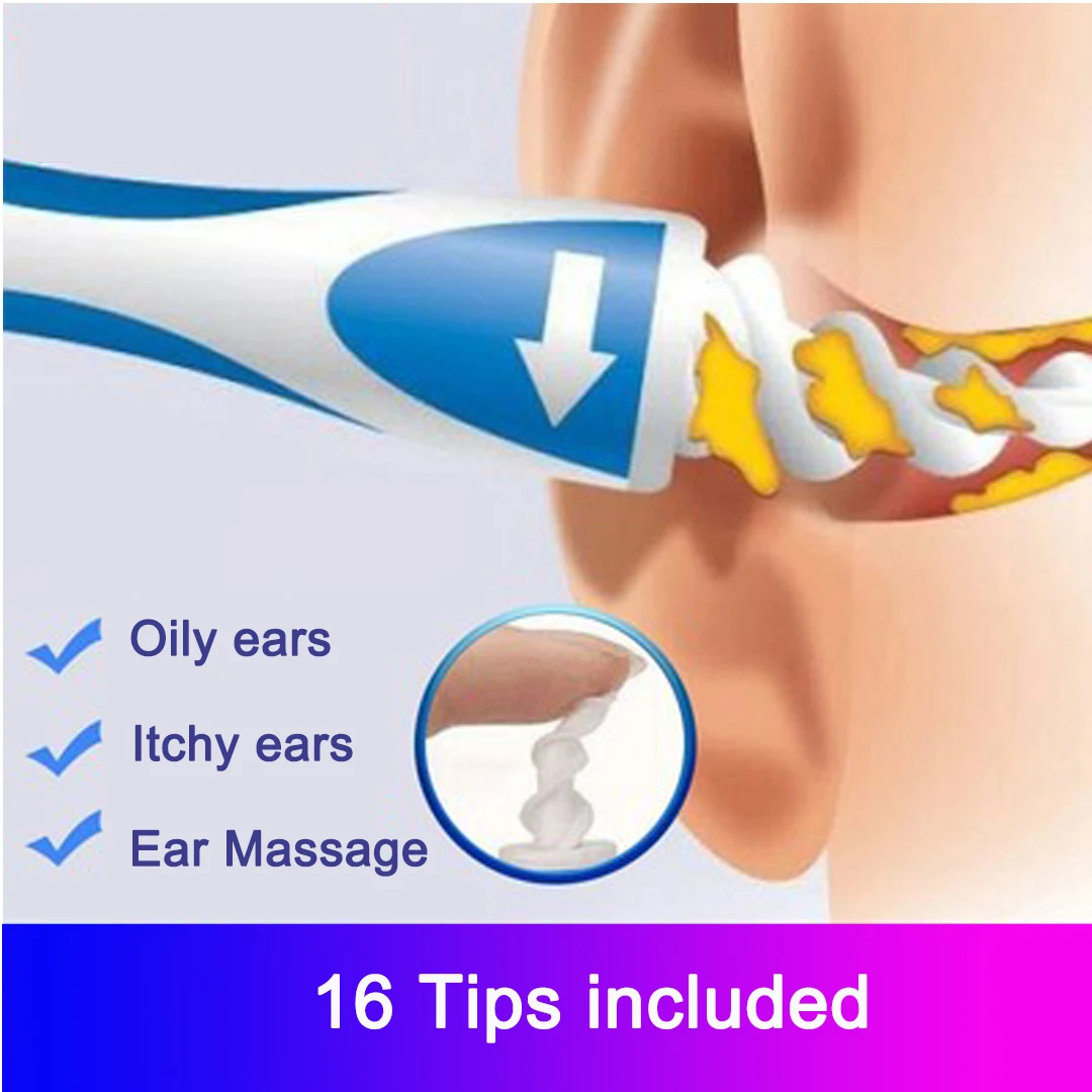 

Sdatter New Silicone Ear Spoon Tool Set Ear Cleaner Ears 16 Care Soft Spiral For Ears Cares Health Tools Cleaner Ear Wax Removal