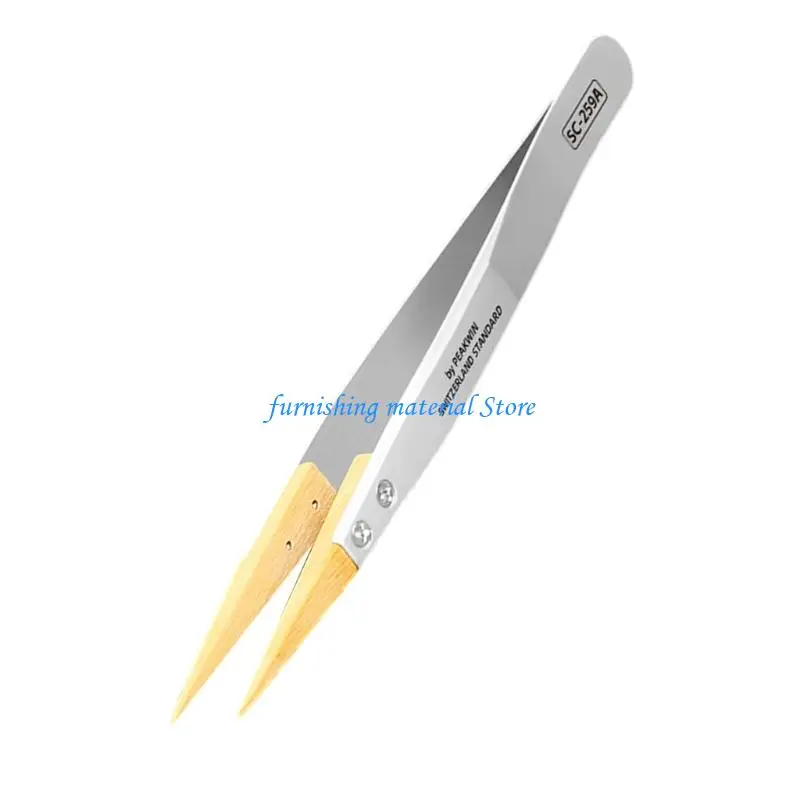 Y5GD Accuracy Antimagnetic Tweezer Insulated Tool For Jewelry And Timepieces Repair