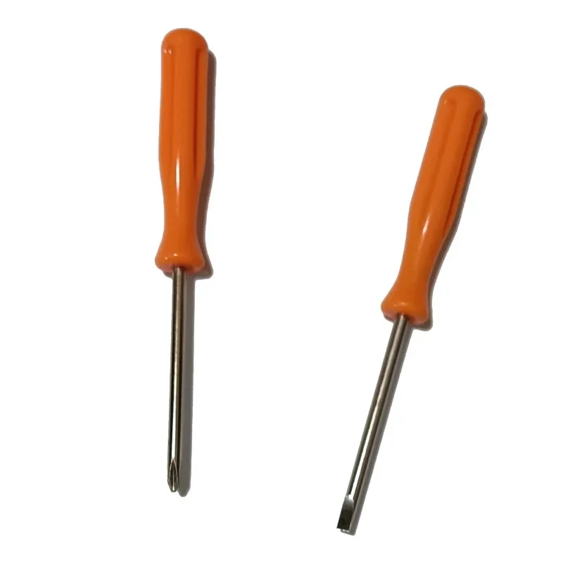 Uxcell Mini Slotted Screwdriver – 3.0mm Flat Head, 2-Pack, Nickel-Plated Carbon Steel Shaft, ABS Non-Slip Handle, For Small Appliances & Electronics