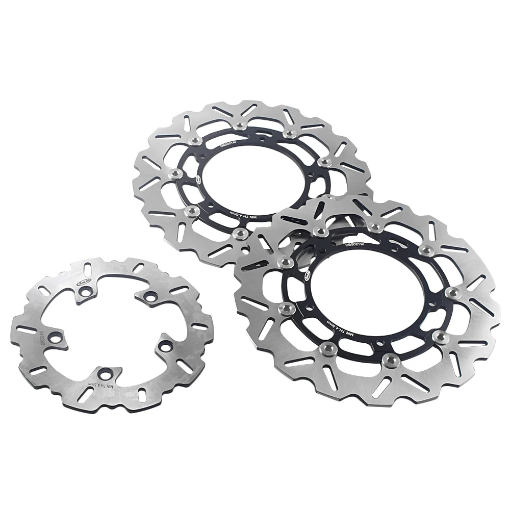 2PCS Motorcycle Front Brake Disc Rotors For YAMAHA 2005 -2012 YZF R6 & 2007-2011 YZF R1, Parts & Accessories Replacements