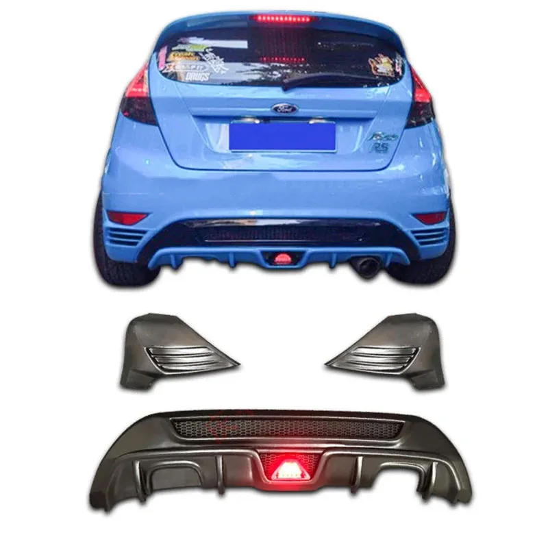 Diffusore Spoiler Posteriore Con Lampada Dal 2009 Al 2016 Kit Corpo Spoiler Posteriore Paraurti Posteriore Ford Fiesta