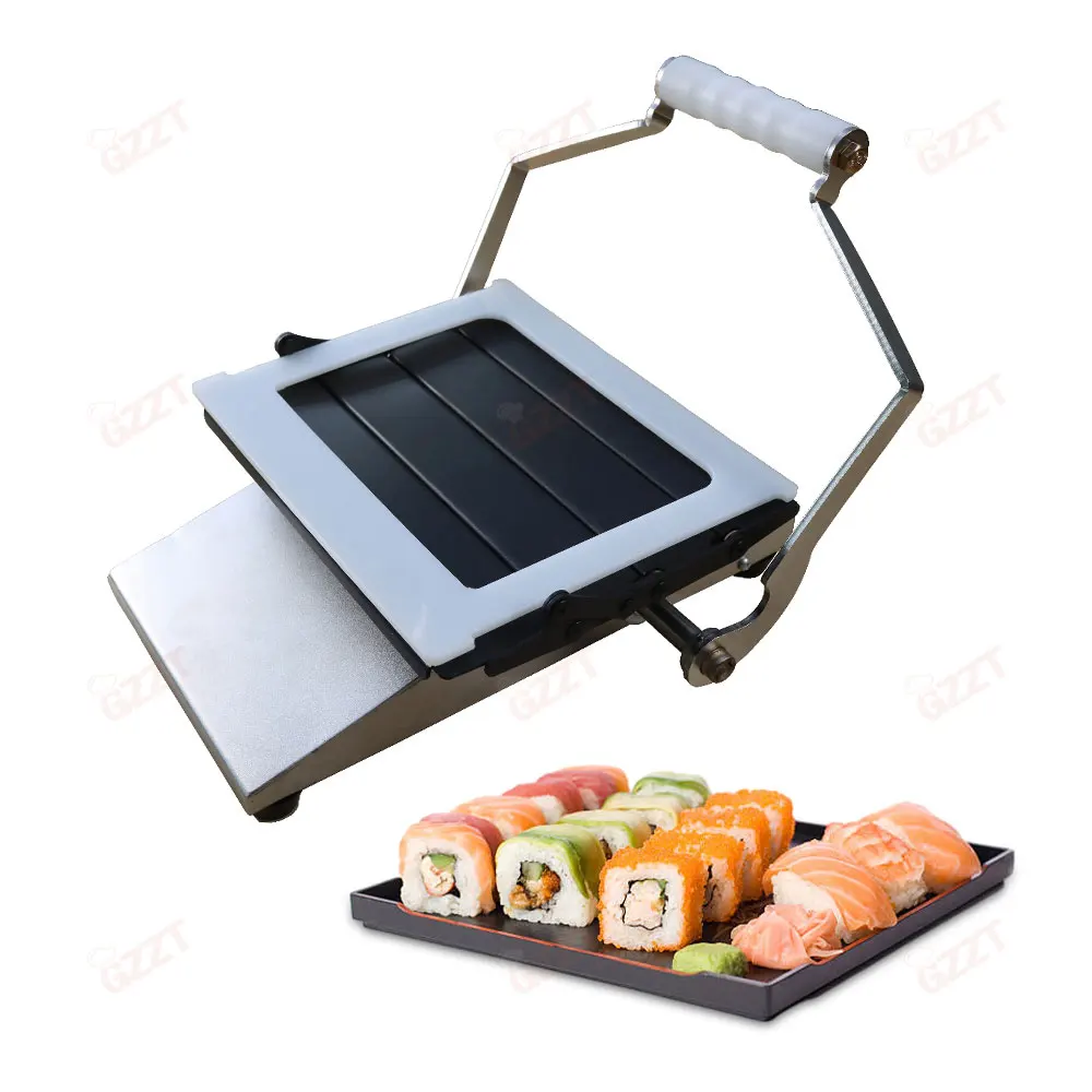 Stainless Steel Manual Sushi Rice Roll Machine Square Sushi Roll Making Machine 35MM 45MM Non stick manual Maki Roll Maker