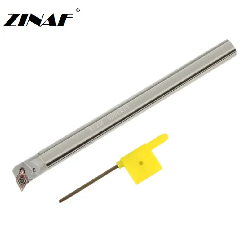 Imagem -04 - Ferramentas de Torneamento Interno à Prova de Choque Torno Mecânico Carbide Boring Tools para Dcgt Dcmt Dcmt E10k E12m E16q Sducr Sdqcr 07 11