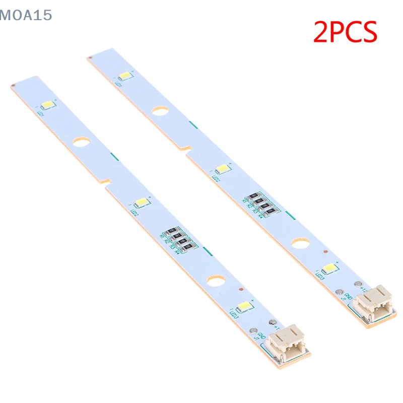 

2PCS Freezer Light Bar LED Strip For RONGSHENG/ HISENSE Refrigerator LED Light E349766 MDDZ-162A 1629348 DC12V 2W