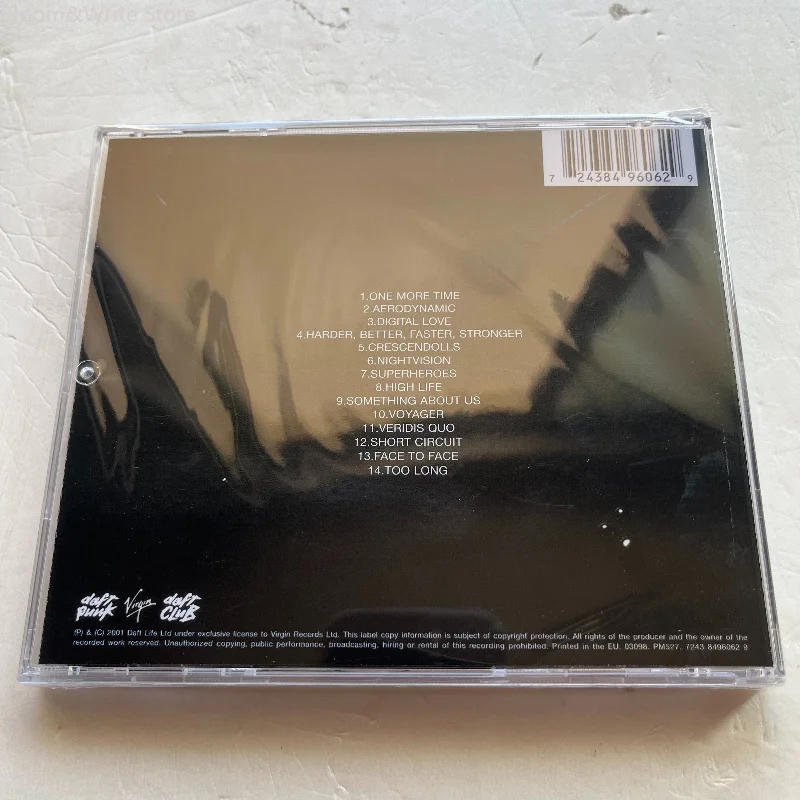 Famous Electronic Music Group Classic Daft Punk Music CD Discovery Album Disc CD Car Walkman Play Songs Party Music Gifts