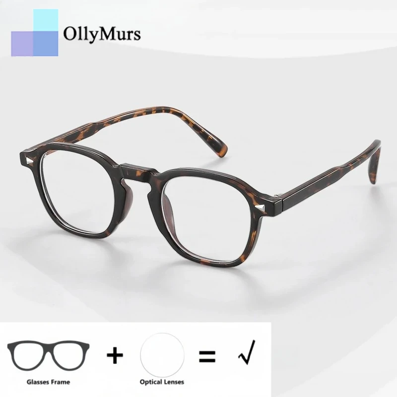 

OLLYMURS Men and Women Optical Prescription Glasses Anti-blue light Photochromic Myopia Hyperopia Progressive Recipe Eyeglasses