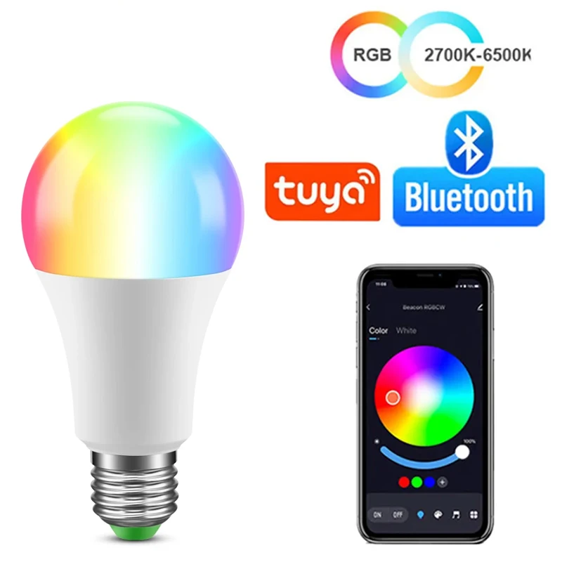 LED RGB Bulb Light 10W-18W RGBW Lamp IR Remote Control 2700K-6500K Spotlight Bulb Smart Color Changing LED Lamp Home Bar Decor