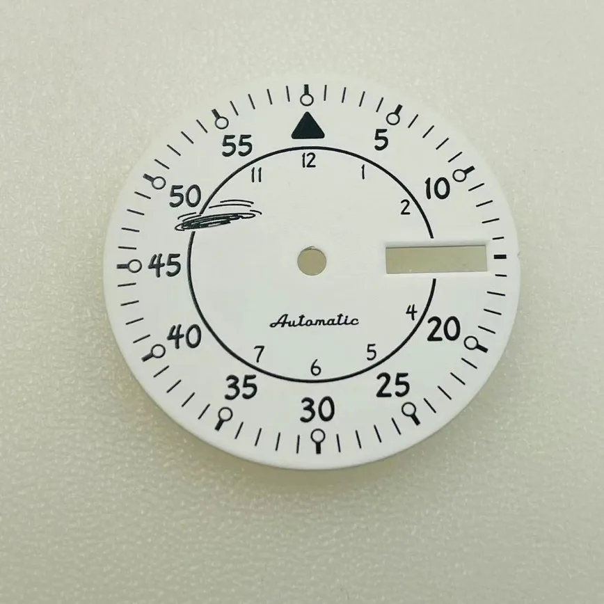 NH36 циферблат 28,5 мм, белый, мультяшный, зеленый, светящийся, подходит для NH36/4R36, аксессуары для часов