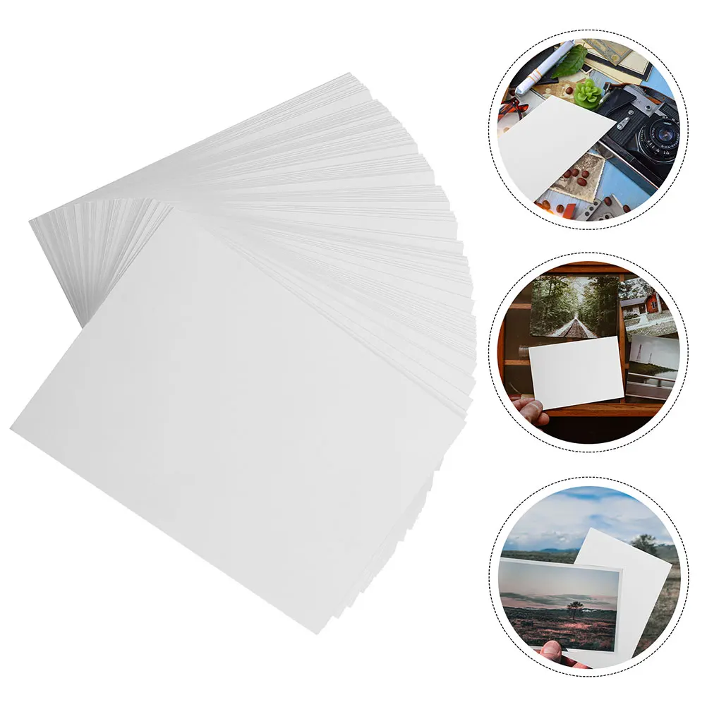 100 Sheets Photo Glossy Consumables Chip Coloured High Photographic