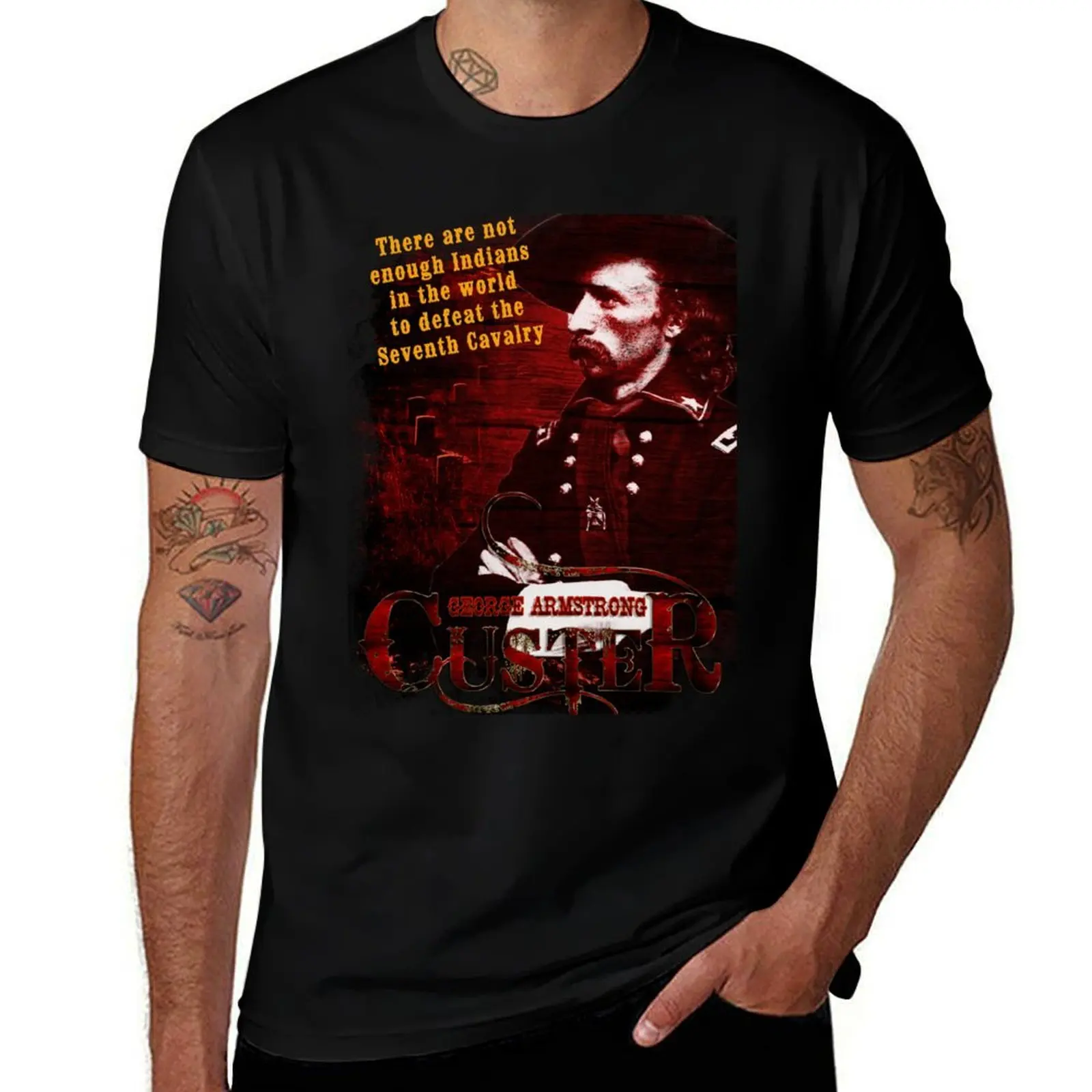 George Armstrong Custer - Seventh Cavalry T-Shirt Halloween Theme T-Shirt