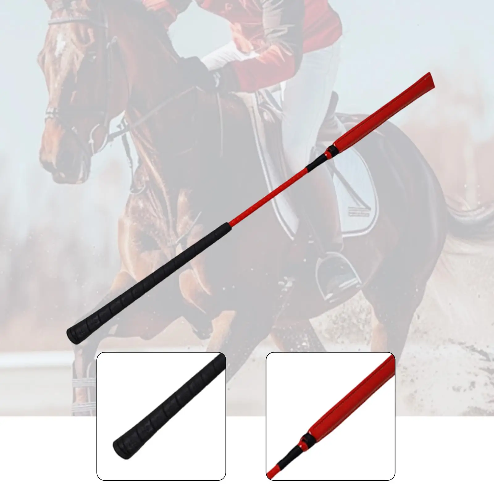 

Horse Whip Professional Microfiber PU Riding Crop for Equestrian Sports Livestock Management and Race Horse Training