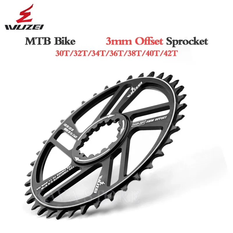 WUZEI MTB Bike Mountain Bike 30T/32T/34T/36T/38T/40T Crown bicycle chainring X9 XX1 X0 X01 Crankset Bike Part
