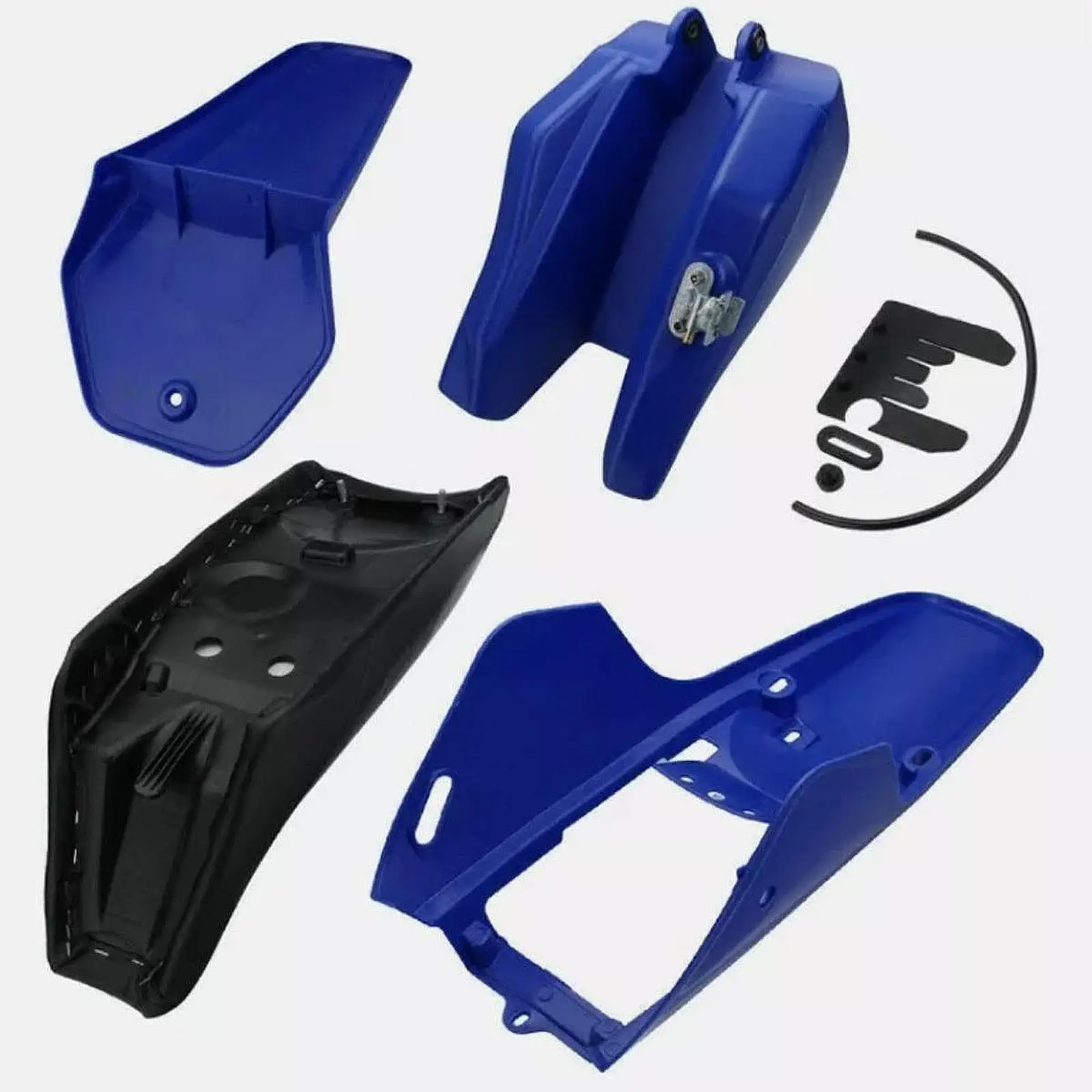 

Front Rear Fender Fairing Parts Fender Fairing Parts Kit Motorcycle Mudguard Seat Kit House Cover Body Frame for Py80