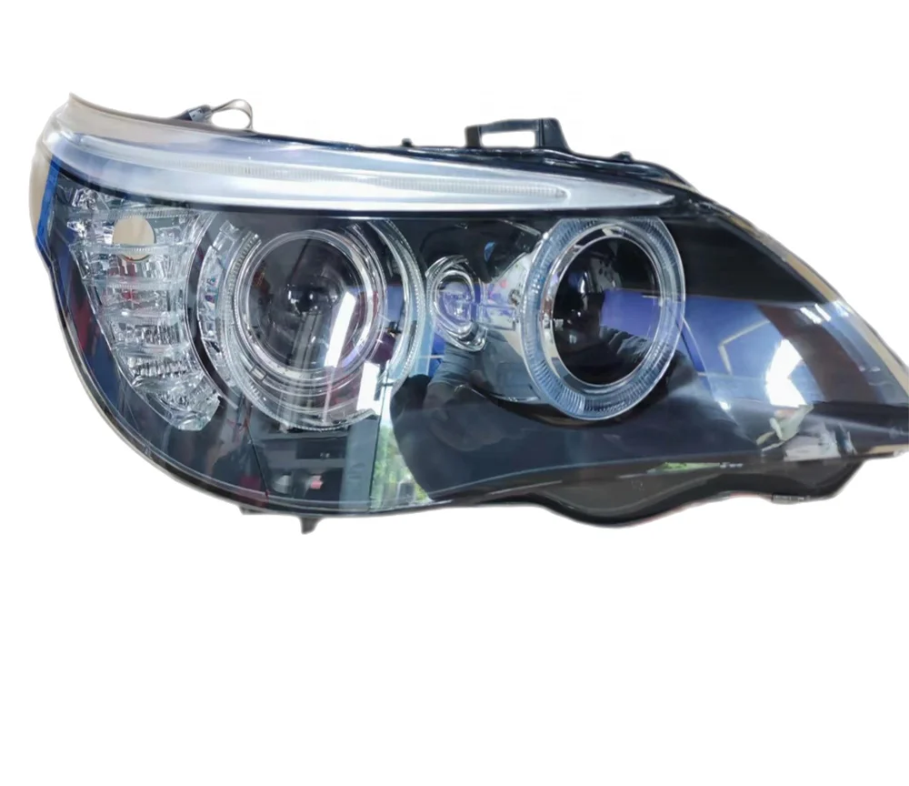 

High quality auto parts Front Head hidden hernia HID led car headlights for 5 E60