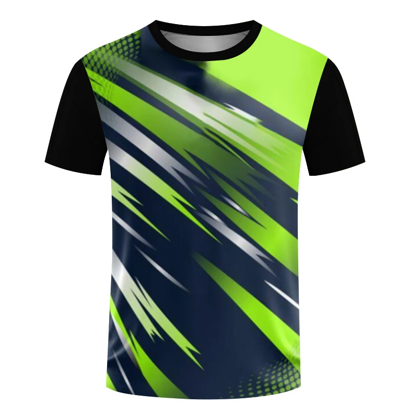 Camisetas de manga corta para hombre y mujer, ropa deportiva transpirable para gimnasio, bádminton, correr, entrenamiento diario, Fitness, tenis de mesa