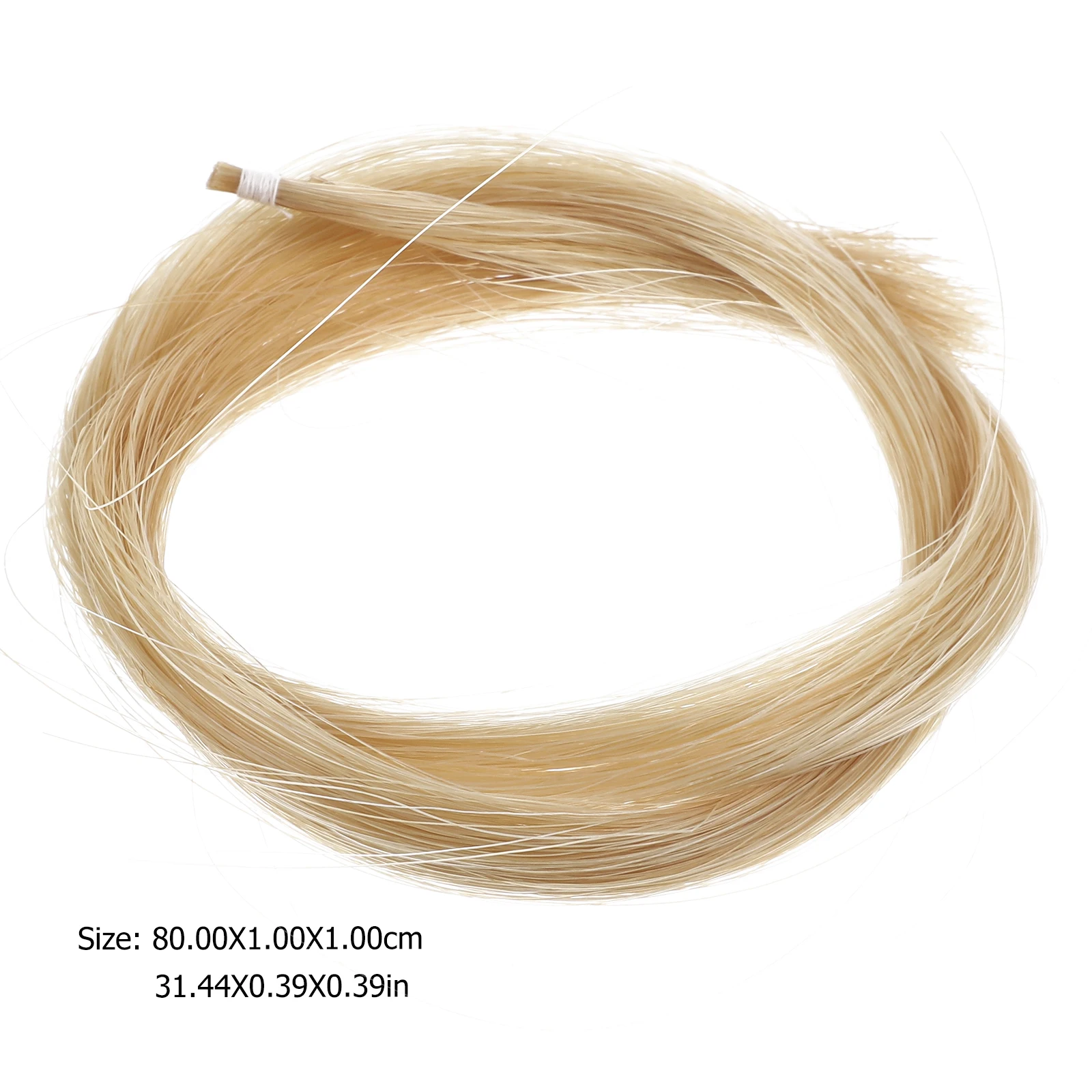 2 Hanks الكمان القوس الشعر استبدال قسط شعر الحصان المنغولي للكمان Erhu التشيلو القوس أداة الملحقات