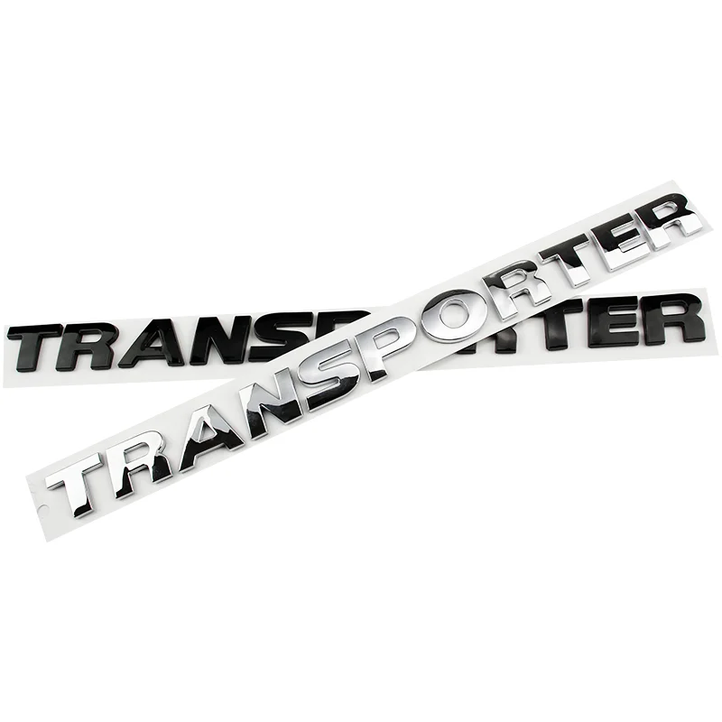 

TRANSPORTER letter badge car stickers for Volkswagen TRANSPORTER logo car modification decorative side label rear trunk decals