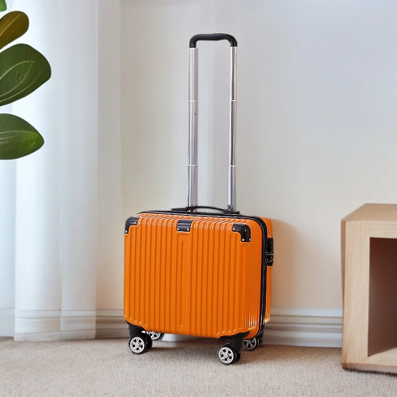 حقيبة سفر محمولة ذات سعة كبيرة مقاس 18 بوصة، حقيبة سفر ABS عصرية وبسيطة ومريحة، سهلة التسجيل في أمتعة السفر #5