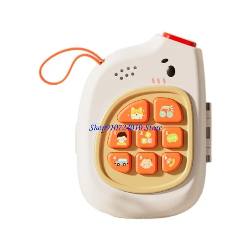 Giocattolo interattivo attività sensoriale interattivo del tabellone telefonico musicale elefante 77HD per il bambino