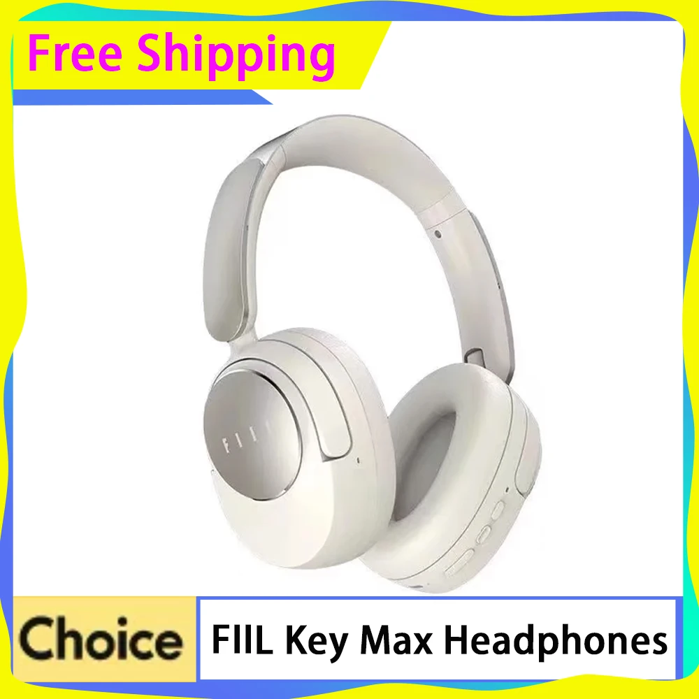 FIIL Key Max Wireless Headphones Dual Connection Active Noise Reduction Bluetooth Earphones High Sound Quality Gaming Headset