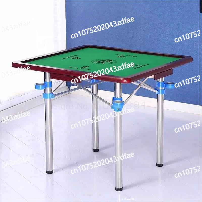 Mahjong table folding mahjong table home simple chess table handcuffs manual dormitory dual-use