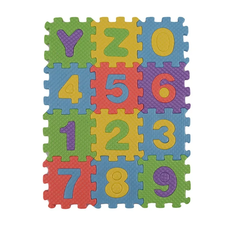 36pcs Alphabet  Numbers Play Mat Floor Kids Carpet  Letter 3D Puzzle  Baby Crawling Foam Play Intellectual Educational Toys