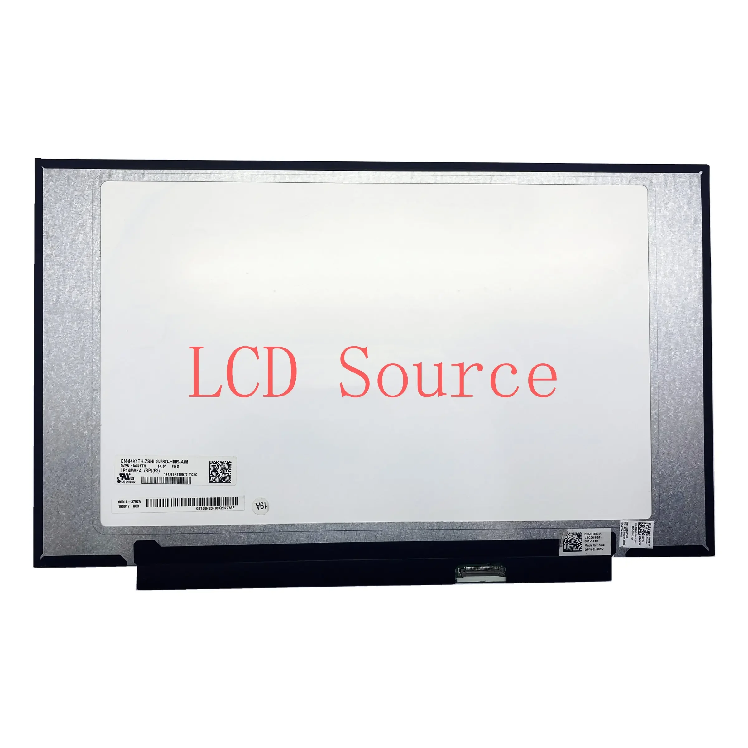 노트북 LCD 화면, LP140WFA SPF2 IPS FHD, 1920 × 1080, 14.0 인치, 30 핀