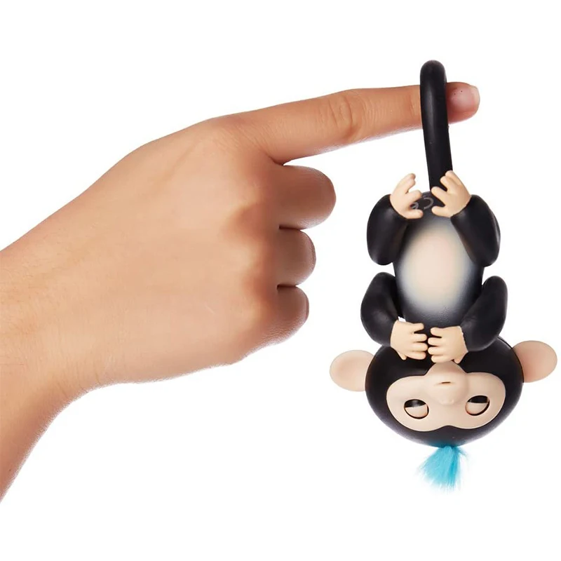 Action Figure Happy Monkey Finger Baby Monkey Electronic Pets Kids Fingertip Monkey Smart Pet Interactive Toy For Children Gift