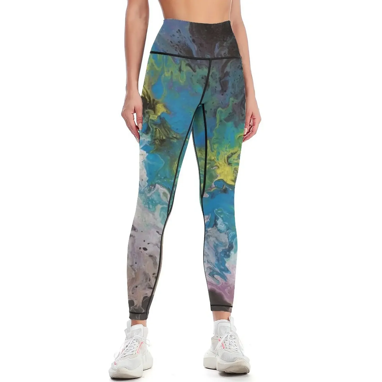 Colour Bursts Through II Leggings Jogger pants Women's tights Pants sport Golf wear Womens Leggings