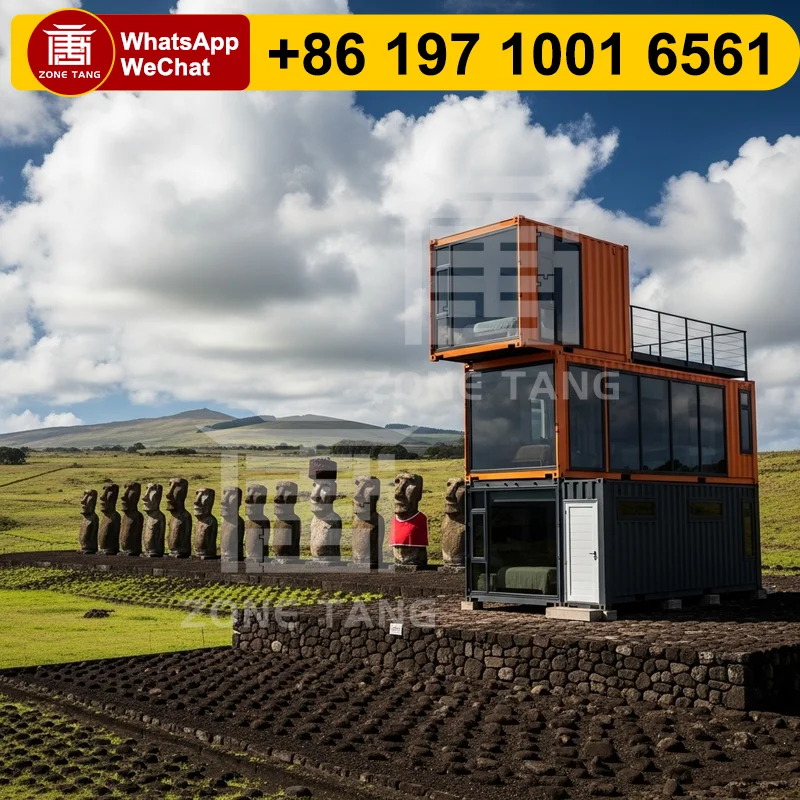 

Guard House Factory Prefabrication Global Shipping Tiny Homes Flat Pack House Anti Rust Leak Proof Container House Solar Ready