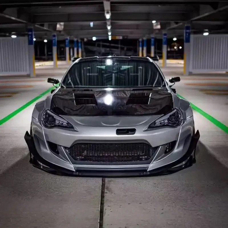 

High-quality goodsRocket Bunny Version 3.5 Style Wide Body Kit Front Bumper Rear Lip Side Skirt s GT86 BRZ