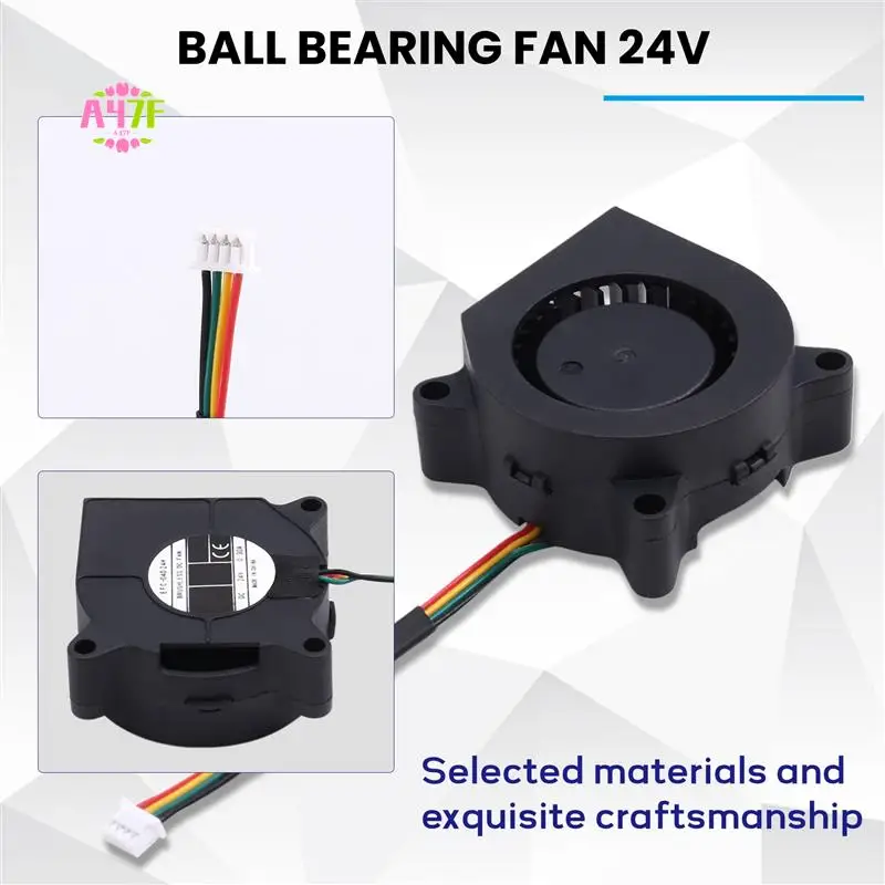 A47F-4020 Fan Blower Ball Bearing Fan 24V For Creativity K1/K1 Max 3D Printer Cooling Hotend Fan 3D Printer Parts