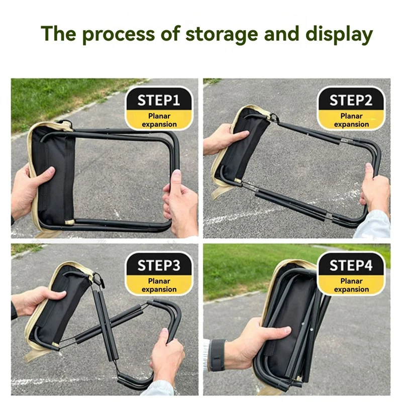 

B48B-Outdoor Pencil Case Chair Mini Stool Camping And Fishing Stool Travel And Leisure Pencil Case Chair