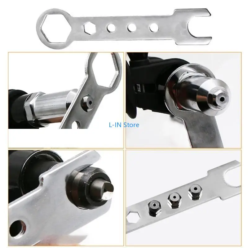 Compact Riveter Insert Nut Tools Electric Riveting Machine Riveting Drill Adapt