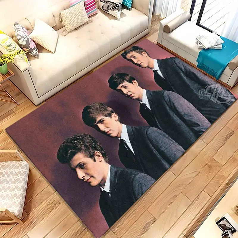 Fab Four The B-Beatles Abbey Road Rock Band Soft Non-Slip Large Area Rug for Living Room,Bedroom Carpet Mat for Sofa,Home Decor