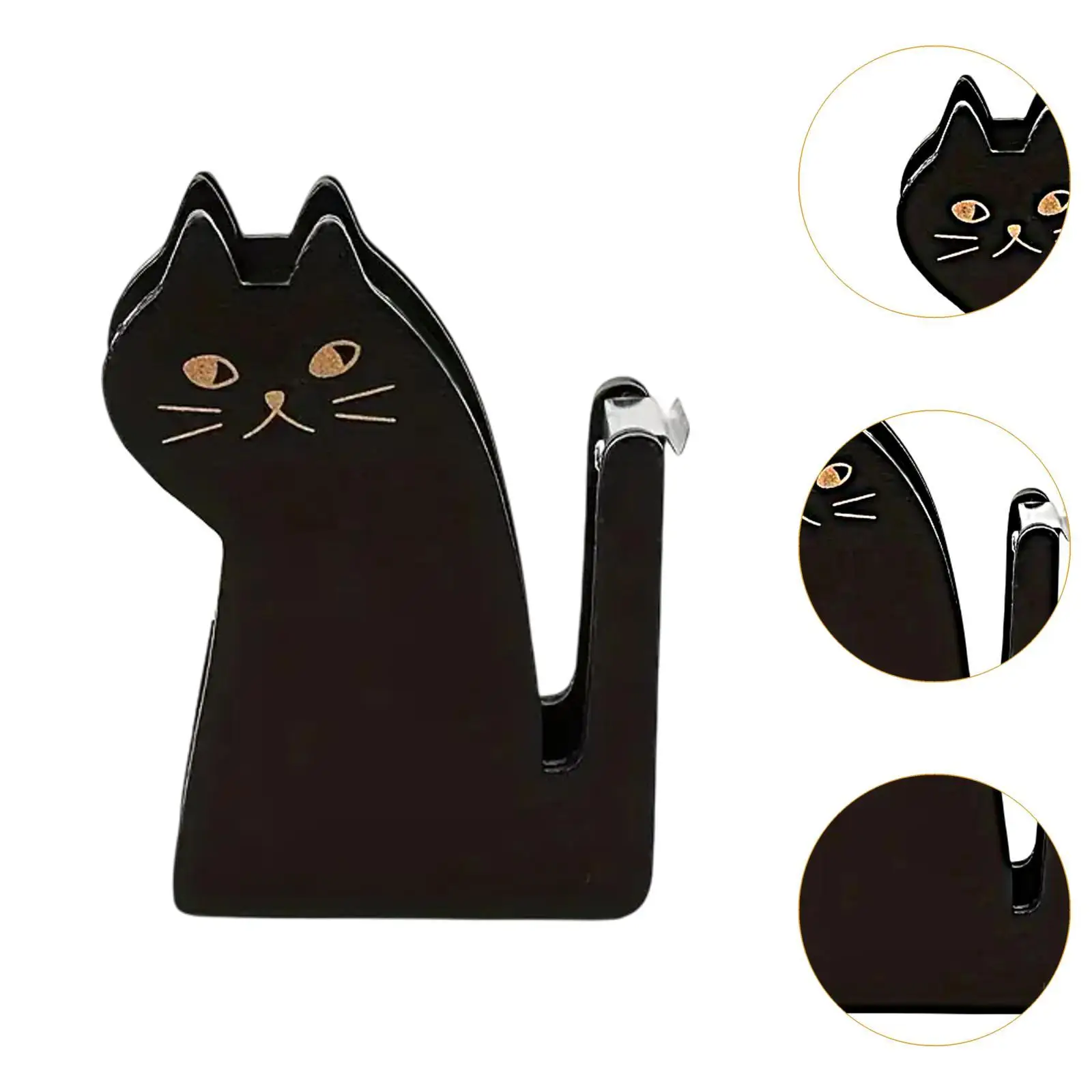 Katvormige Tape Dispenser Rolhouder Decoratie Draagbare Lichtgewicht Stevige Tape Cutter Home Office Desktop Accessoire