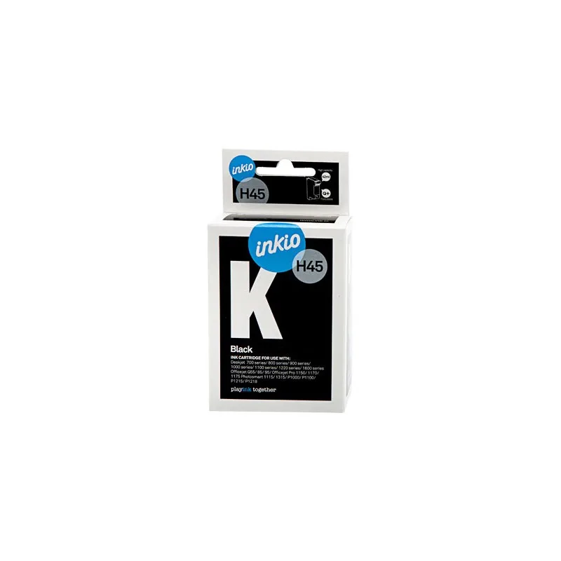 Recycled ink cartridge HP black H45, replaces a 51645A n ° 45 CH45R 8400251735911 imprimirbien.com