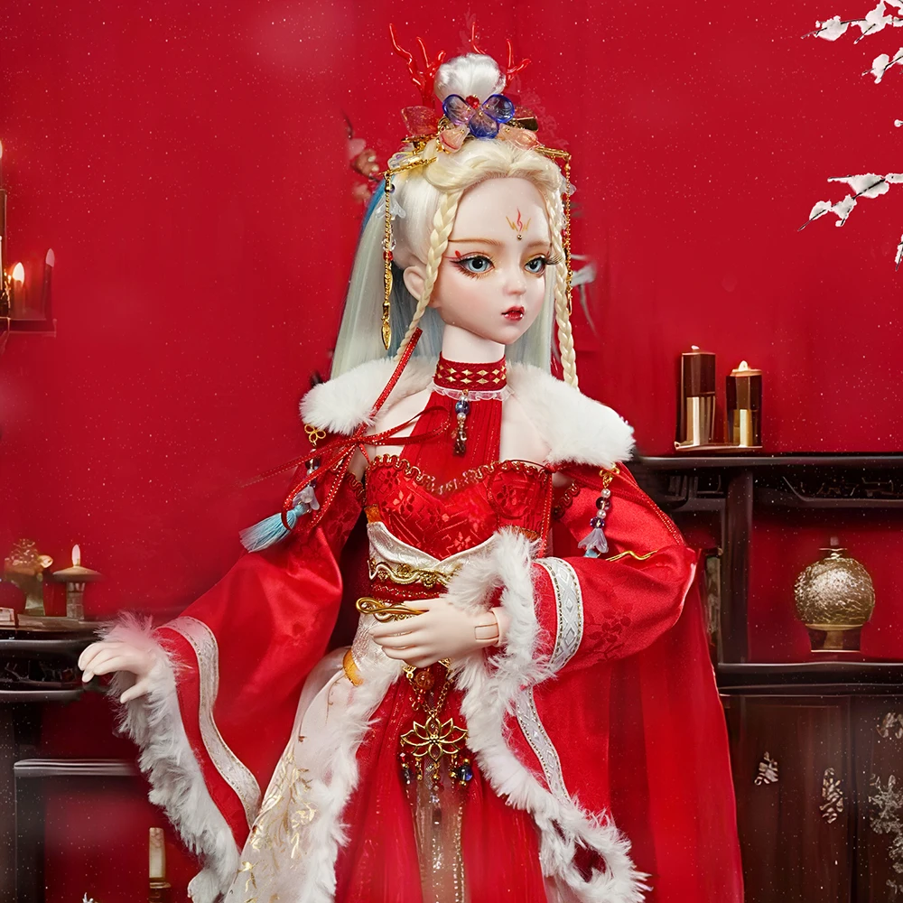 ICY DBS 1/3 BJD 62cm doll Chinese myth logical figures Lotus joint Body Including clothes shoes girl SD