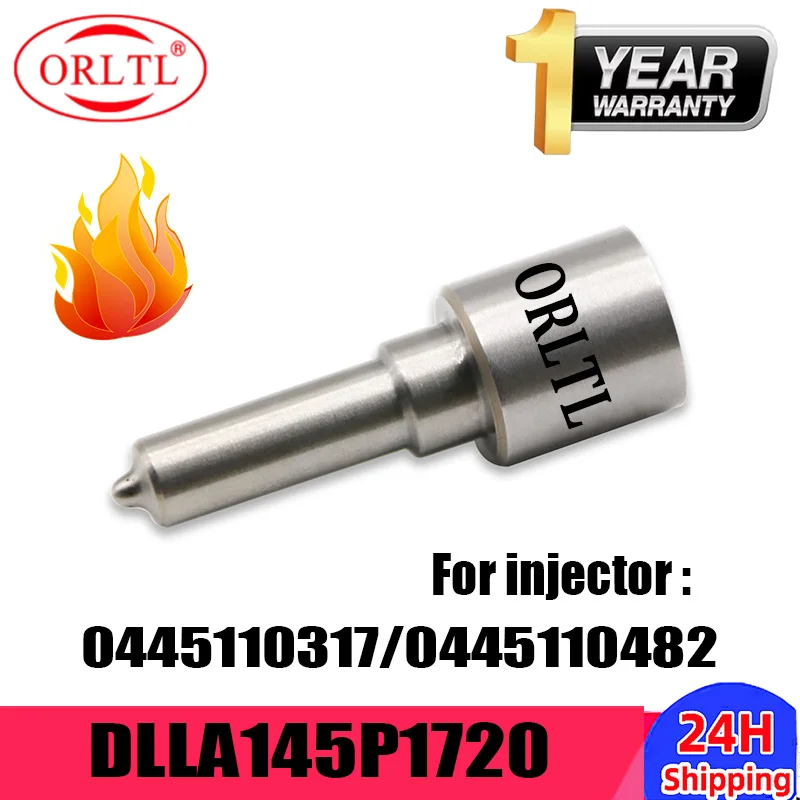 

0445110317 0445110482 DLLA145P1720 New Diesel Common Rail Injector Nozzle for Injector 0 445 110 317 0 445 110 482